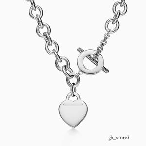 TiffanyJewelry Heart Necklace Designer Necklace TiffanyJewelry Heart Necklace Luxury Jewelry Design Pendant Rose Gold Dayギフトジュエリー153