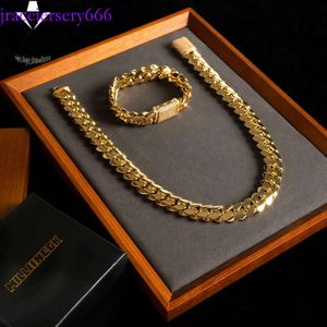 Choker Custom Link Gold 20 mm Miami Cuban Chain Naszyjnik