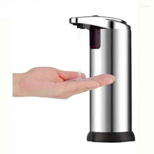 Liquid Soap Dispenser 250ml Electric Est Infrared Automatic Stainless Steel Bathroom