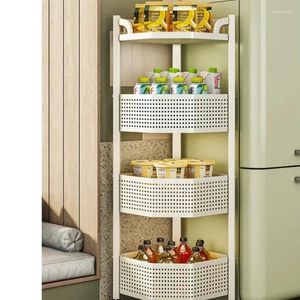 Armazenamento de cozinha Organizador multi-camada-grande capacidade de carregar cesta de frutas cesta de frutas de piso de piso para mole de lanches perfeitos