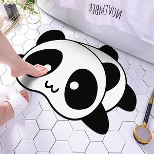 Коврики для ванн милый быстрый высыхание собака Panda Super Abressent Math Antiplip Skin Toiel Carpet Home Decor Rurg
