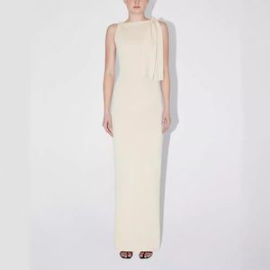 Kylie styles women dress designer KHY Style Flat Shoulder Asymmetric Ribbon Dress Slim Fit Sexy Wrapped Hip Long Dress