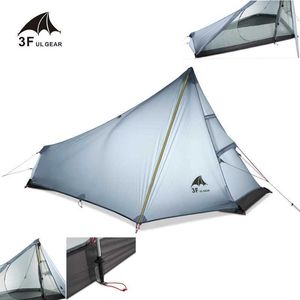 Çadırlar ve Barınaklar 3F Ul Gear Cangqiong1 Kamp Seyahat Ultralight 1 Kişi Çadır Kutbu Daha Az Açık Mekan Yürüyüşü 15d Silikon Su Geçirmez Padsq240511