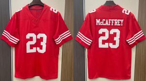 Christian McCaffrey Deebo Samuel Brock Purdy Football Jersey Nick Bosa George Kittle Patrick Willis Fred Warner Jerry Rice Talanoa Hufanga Jack Moody Brandon Aiyuk