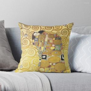 Kissen die Umarmung von Gustav Klimt werfen Fälle Couch s