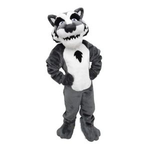 2024 Halloween Timber Wolf Mascot Costume Cartoon Anime Theme Character Carnival Unisex Dress Christmas Fancy Performance Party Dress