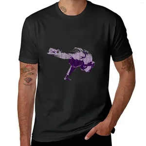 Topy z czołgami męskimi rzut judo w gi 2 fioletowe koszulka plus rozmiary estetyczne odzież czarne