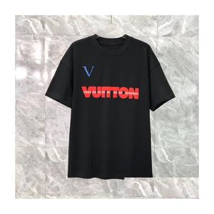 メンズプラスサイズのパーカースウェットシャツ新しい高級綿プリントTシャツラウンドネックステッチプルオーバー半袖M-XXXLカラーブラックOTDNU