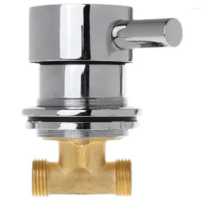 Kitchen Faucets G1/2Inch & Cold Water Mixing Valve Thermostatic Mixer 2 In 1 Out Faucet For Shower Room