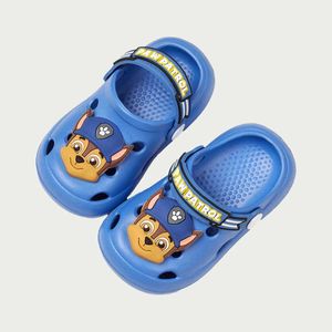 Sandały buty jaskiniowe dla dzieci letnia kreskówka buty miękki Sole Anti Slip Childrens Sandalsl240510