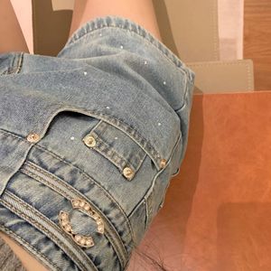 Летние джинсовые шорты для женской одежды Женская мода Чо два письма