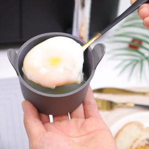 Baking Moulds Heat Resistant Egg Mold Non-stick Silicone Poacher Set Easy Release Kitchen Gadgets For Perfectly Cooked