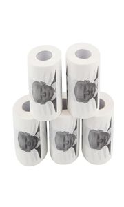10pcs Roll Tissue Joe Biden Muster gedrucktes Toilettenpapier Roll Neuheit Badezimmerpapier 3 Layer5041767