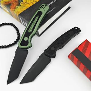 KS 7105 AU TO Folding Knife CPM-M4 Tanto Blade Aluminum Handle Pocket Knife EDC Outdoor Camping Hunting Survival Fishing Self Defense Military Tools