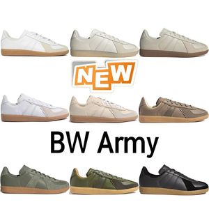 New Men BW Exército Treinadores Mulheres Running Shoes Maravilha Branca azul preto marrom marrom verde clara marrom bege designer masculino tênis feminino EUR 36-45 US 5-11