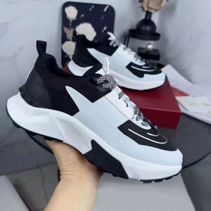 Designer TRUR ACT Men's and Women's Sports Shoes Leather Casual Shoes Splice Color mesh Fabric Breathable Daddy Shoes tpu High quality with shoebox size 35-46