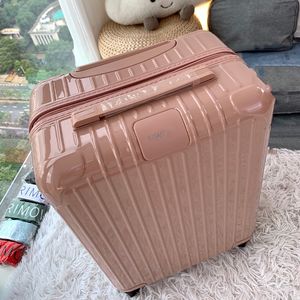 Дизайнерский чемодан багаж с универсальными колесами роскошные коробки троллей