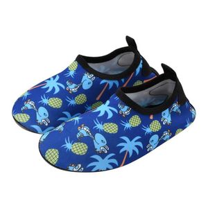 Sandálias de verão infantil sapatos de praia de água sandálias filhos meninos meninas sapatos de natação pisos macios slip inflable shoesl240510