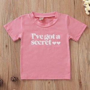 T-Shirts 2024 Sommer Baby Boys Girls Lustige T-Shirts kleine Kinder Kurzarm Briefe Ich werde eine große Schwester/Bruder Tees Kinder Tops T240509