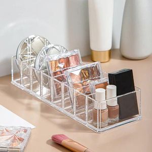 Storage Boxes 1PC Fashion Data-Cable Jewelry Organizer Box Makeup Holder Transparent Plastic Desktop Ornament