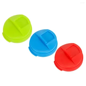 Dinnerware 3 Pcs Splash-proof Lids For Energy Drink Beverage Protector Sealing Sparkling Water Dustproof Covers Soda