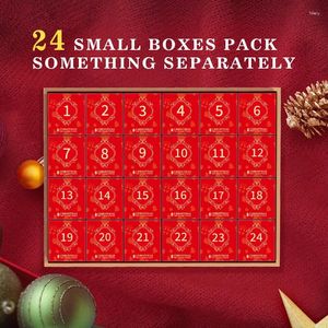 Pakiet na prezent świąteczny puzzle 24 godziny małe pudełka 1008pcs Dorosły Blind Adwent Paper