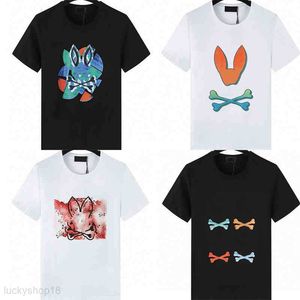 Brand camisetas masculinas Bunny Bunny Padrão de algodão de algodão O-pescoço curto Manga curta Imprimir Camisa de pólo de coelho fantasma Summer mass tee de luxo tshirts tshirts meio mangas m-3xl