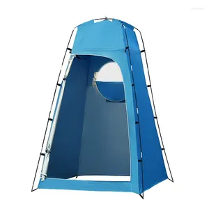 Палатки и укрытия легко установить портативную открытую душевую палатку в лагере туалетный укрытие дождя укрытия для кемпинга пешеходной заправки