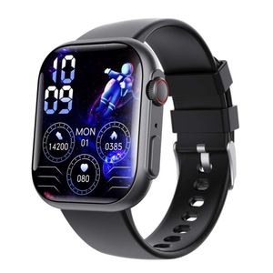 F59 Bluetooth Call Smartwatch SOS 적혈구 혈액 산소 비 침습적 혈액 Mett 심박수 혈압 테스트