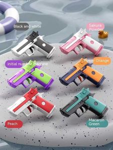 Gun Toys Mini Desert Eagle Water Gun Hand Rotating Small ZP5 Pistol Outdoor Beach Toy Mechanical Continuous Fire Water GunL2405