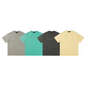 Herren-T-Shirt 2024 Neues Modell Staffel 9 Buchstabe Casual Kurzarm Designer-Stil Mode reines Baumwoll-Paar Halbhülle