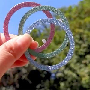 Glitter magsafe ring sticker universal self-adhesive magnetic metal plate rings circle for wireless charging magnetic car holder for iPhone 15/14/13/12 galaxy series