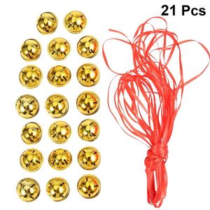 Party Supplies 21 Pcs DIY Bell Christmas Garland Accessories Tree Hanging Decorate Jingle