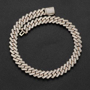 2024 Hip Hop Trend New Flip Button 18mm 20mm Mix and match zircon Diamond Cuban Chain Copper Plated Jewelry