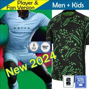 2024 Jerseys de futebol masculino da seleção da Nigéria Mike ekong iheanacho awaziem home futebol camisetas uniformes adultos