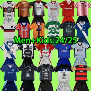 2024 Men Kit Kit Jerseys de futebol Cuervos Deportivo Toluca necaxa San luis leon Queretaro camisas Tijuana Puebla Pachuca Cruz Azul Santos Laguna Tapatio Leones