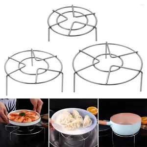 Double Boilers Thick Stainless Steel Steamer Rack Multifunction Pot Steaming Tray Dumplings Eggs Grill Stand Kitchen Tableware Cooking