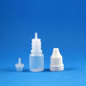 100セット5mlプラスチックドロッパーボトルタンパーエビデンスキャップe液体ドロップ蒸気e-liquide 5 ml pjijn krdqv用の長い細い針チップノズル