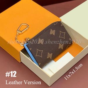 Premium Leather Mini Cute Wallet Card Holders Key Holder Coin Purse Pouch with Gift Box