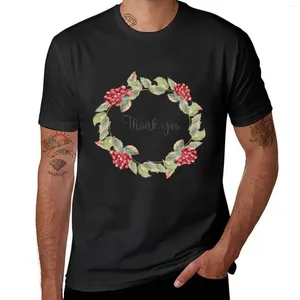 Camisetas masculinas Berry Berry Christmas Decoration Camise