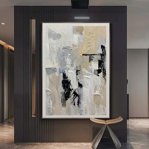 Abstract tela fatta a mano Frameless Oil Painting Decorazione DEGIMENTI Art Dimensione può essere personalizzata per appendere nell'El o Home 240507