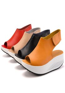 Summer Woman Sandals Soft Bottom Women Platform Sandals Female Peep Toe Wedges Sandals Ladies Plus Size Creepers3551505