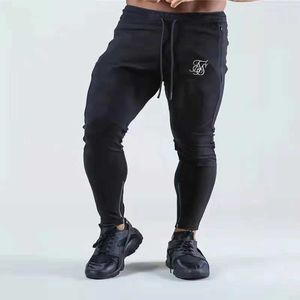 Men's Pants Fitness pants for men in autumn and winter new breathable sports and leisure pants slim fit drawstring small foot zipper sa Y240513