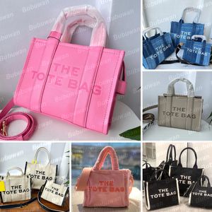 Toppkvalitet Läder Tote Bag Designer Bags Beach Women Lady Candy Pink Handbag Crossbody Full Grain Mini Micro Small Luxury äkta Leathers Canvas