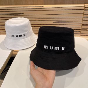 Fashion Summer Classic Black White M Letter Embroidery Fishmen Hat Luxury Designer Street Outdoor Bucket Hats