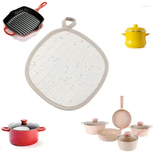 Table Mats 1PCS Silicone Pot Holders Stylish Heat Resistant Pads With Pockets Non Slip Potholders For Kitchen Baking And Cooking