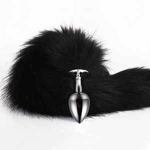 Fetish Cosplay Stage Props Anal Plug Fox Tail In Ass Sex Toys For Couples Bdsm Masturbators Adult Supplies Gay Prostate Massager 240511
