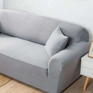 Stol täcker soffa täcker elastiska snäva pack soffor all-inclusive fyra säsonger universella fasta färgstolar pad stilfull soffa 190-230 cm
