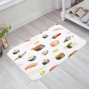 Carpets Sushi Japan Kitchen Floor Mat Living Room Decor Carpet Home Hallway Entrance Doormat Balcony Door Anti Slip Rug