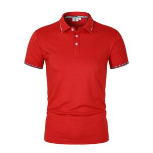 ワークビジネスレジャーボタンプルオーバーファッションサマーラペル半袖QuickDry Polo Shirt Streetwear Trend Tshirt Man Tops 240510